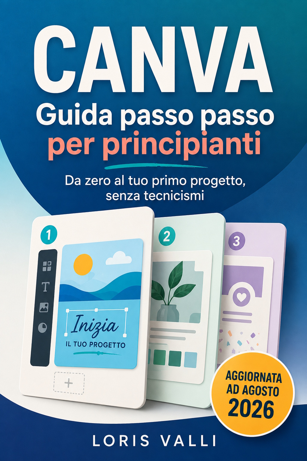 Copertina di Canva guida passo passo per principianti